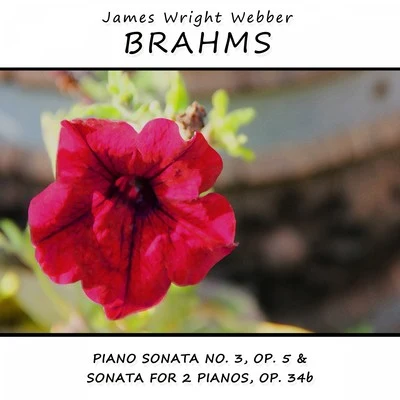 James Wright Webber Brahms: Piano Sonata No. 3, Op. 5 & Sonata for 2 Pianos, Op. 34b