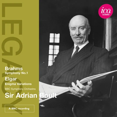 Bbc Symphony Orchestra/Sir Adrian Boult Brahms Symphony No.1 & Elgar Enigma Variations