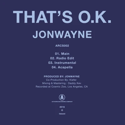 Jonwayne Thats O.K.