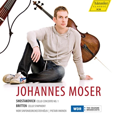 Johannes Moser SHOSTAKOVICH, D.: Cello Concerto No. 1BRITTEN, B.: Symphony for Cello and Orchestra (Moser, West German Radio Symphony, Inkinen)