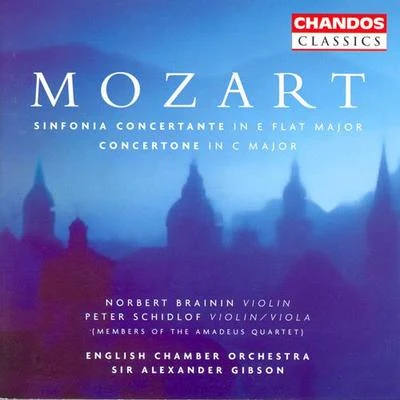 Alexander Gibson MOZART: Sinfonia ConcertanteConcertone in C Major for 2 violins