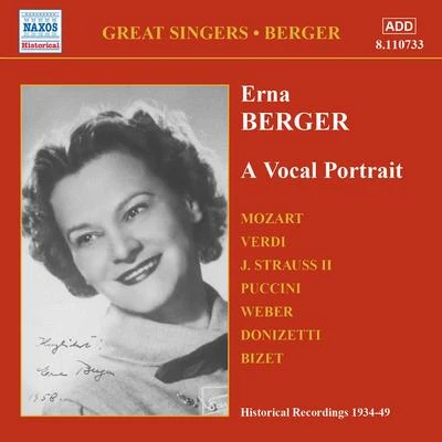 Erna Berger BERGER, Erna:A Vocal Portrait (1934-1949)