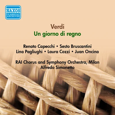 Alfredo Simonetto VERDI, G.: Giorno di regno (Un) (Capecchi, Pagliughi, Simonetto) (1951)