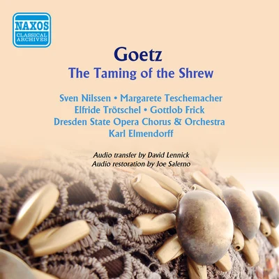 Karl Elmendorff GOETZ, H.: Widerspenstigen Zahmung (Der) (The Taming of the Shrew) [Opera] (Elmendorff) (1944)