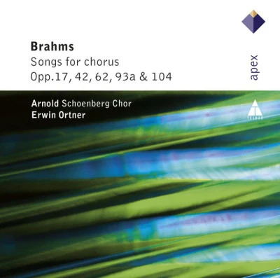 Johannes Brahms/Arnold Schoenberg Chor Brahms : Lieder Romanzen - Secular Choruses