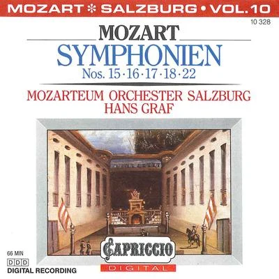 Hans Graf MOZART, W.A.: Symphonies, Vol. 10 (Salzburg Mozarteum Orchestra, Graf) - Nos. 15, 16, 17, 18, 22