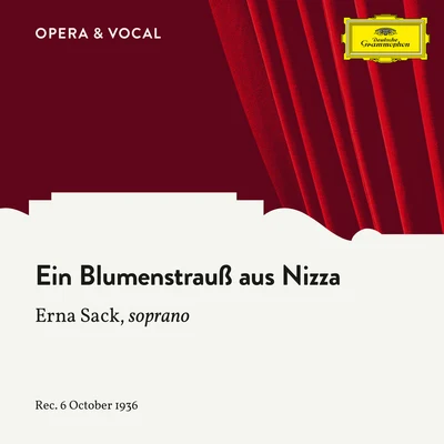 Walter Schütze/Orchestra/Erna Sack Ein Blumenstrauß aus Nizza