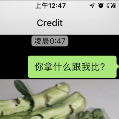 Credit 你拿什麼跟我比