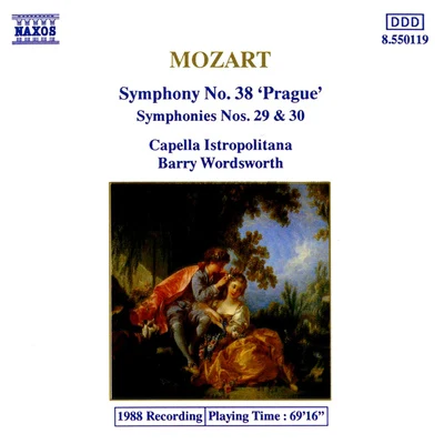 Capella Istropolitana Mozart: symphonies no是. 29, 30 安定 38