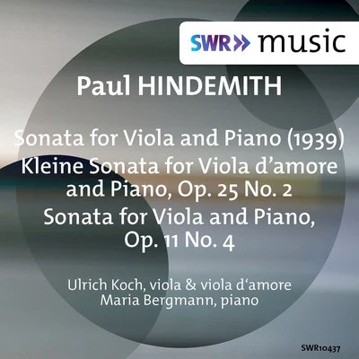 Ulrich Koch HINDEMITH, P.: Viola Sonata (1939)Kleine Sonata No. 2 for Viola d'amore and PianoViola Sonata, Op. 11, No. 4 (U. Koch, M. Bergmann)