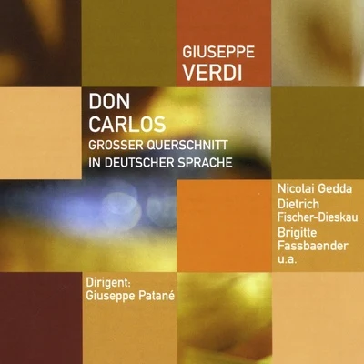 Radio-Symphonie-Orchester Berlin/Giuseppe Patané/Nicolai Gedda Verdi: Don Carlos