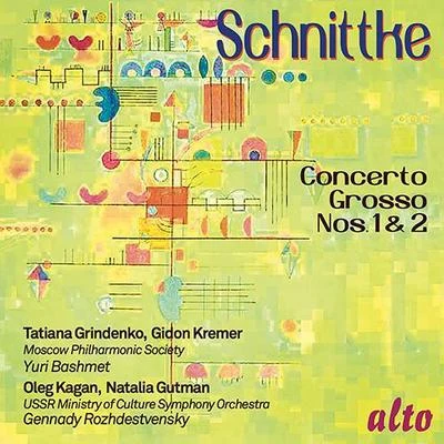 Yuri Bashmet SCHNITTKE, A.: Concerti grossi Nos. 1 and 2 (Grindenko, Kagan, Gutman, Kremer, Moscow Philharmonic Society, Bashmet, Rozhdestvensky)