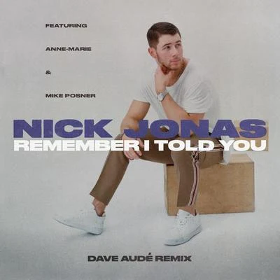 Dave Audé/Nick Jonas Remember I Told You (Dave Audé Remix)