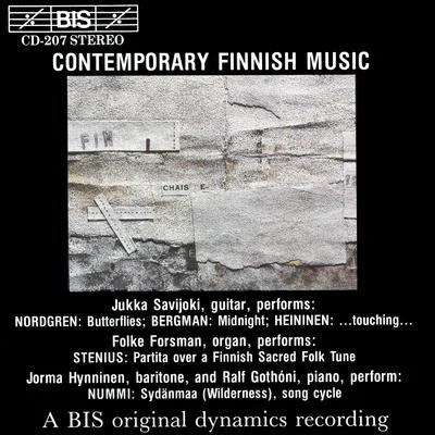 Jorma Hynninen CONTEMPORARY FINNISH MUSIC