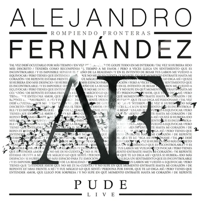 Alejandro Fernández Pude (Live)