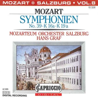 Hans Graf MOZART, W.A.: Symphonies, Vol.8 (Salzburg Mozarteum Orchestra, Graf) - Nos. 39, 52K. Anh. 220 and 223