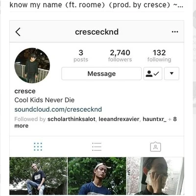 Cresce know my name