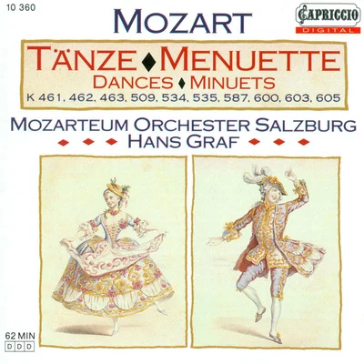 Mozarteum Orchestra Salzburg MOZART, W.A.: Orchestral Music - K. 461, 462, 463, 509, 534, 535, 587, 600, 603, 605 (Salzburg Mozarteum Orchestra)