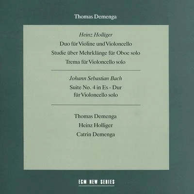 Thomas Demenga Suite for Cello Solo No.4 in E flat, BWV 1010